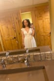 I was scared how it would look in person but it was absolutely beautiful, I'd say even more in person than on the website. It was very me. Simple, pretty and so flattering. I wouldn't have wanted it any other way. - Lovesia M.