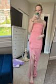 loved this dress! All of the reviews that it's a perfect length for shorter folks is true, I always have to hem dresses from Lulus about 6 inches, this one doesn't need it. Fits true to size, and is super flattering. Unfortunately, I  bought this for a bridesmaid dress and it was more peachy in person than blush, so I did have to return it. Definitely recommend the style, though! - Leah G.