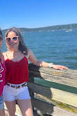 This cami is super light and easy to dress up or down. It's not see thru, great quality and goes well with everything. I would buy it in other colors. True to size and great for hot summer days! - Airian M.
