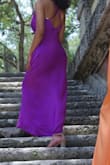 Fabric is poor, it was showing signs of wear as I wore it for the first time-however, dress is beautiful, comfortable, flattering and I would definitely get again! - Marissa G.