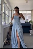 I really liked this dress. The quality seemed good, and it was nice and heavy. However, it was quite long, and had too much room in the bust. Unfortunately for these reasons, I had to return. - Kate C.
