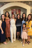 I wore this for my rehearsal dinner the night before our wedding. It was so comfortable and I haven't gotten that many compliments on an outfit in awhile. Being shorter, I'm always concerned about length, but I ended up wearing as is with tall heels and it worked (depending on where you want to hit, could have also done no more than 1/2 inch or 1 inch hem on the bottom). Loved this and can't wait to find another event to wear it to. - Christina F.