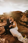 Comfortable and I didn't have to do any alterations. Gorgeous lace and train. - Kendel C.