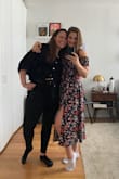 So cute with sandals, sneakers, and heels. Comfortable and flattering. Definitely do not put it in the dryer. - Emily D.
