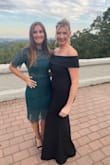 I am thoroughly obsessed with this dress. Normally a tea length dress looks strange in my but because of the see through lace it was an epic look. - Emily D.