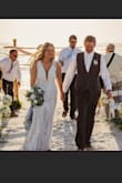 I never leave reviews, but I could not be more impressed with this dress! A medium was a little too tight in the hips, so I bought a large and had minor alterations done by a family member. It was comfortable, light, and just the right price for a dress you'll only wear one night of your life. - Brianna T.