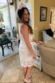 It was the perfect outfit for a summer shower! Comfortable and glamorous! I had so many compliments! - Stefanie H.