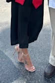 I got these shoes for my graduation, I feel like they work with a lot of my clothes. I was really excited after I put them on and saw they fit seemingly well (I tend to get a 6), but on the day itself started sliding a bit, and wish I got a size smaller in the end. The clasp for the anklet is also kind of chunky and not great material, so it broke off on the first day after I tried to reposition it. I'll probably fix it and wear it though. The shoe material is nice and the toe strap is fairly comfortable even for longer use - Melinda M.