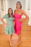 Absolutely love this dress! So comfortable, fits like a glove, the color is great, & received nothing but compliments all night! - Salena S.