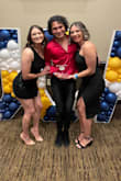At first glance when the dress arrived, I was a little hesitant because the dress seemed to be completely see through but with the sequins you couldn't even see anything! I have a larger chest and was able to wear this dress without a bra as it fit perfect! Extremely flattering and I LOVED it! - Bailey S.