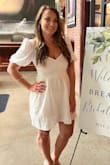 I bought this for my bridal shower and got so many compliments! It's such a cute flowy dress and it ended up fitting perfectly! - Breanna K.