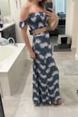 Fit is flattering, super comfortable and the top is secure. Feminine and breathable, lightweight, and luxurious material. Love it! - Katie M.