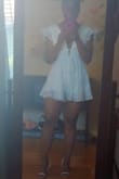 I bought this romper for no specific reason. It's flattering, feminine, and elegant and looks more like a dress. I originally purchased the small but exchanged it for the extra small which fits well although the bodice and bust is still slightly loose on me. I love that I don't have to wear a bra with this romper. I haven't worn it yet but I'm sure it will be lovely when I do. - Cecilia S.