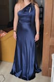 This dress is absolutely gorgeous! The color is exactly what I wanted! The slit on the chest is such a great touch of detail! The fabric is sooo nice and it's double-lined! I completely recommend this dress! - Erin R.