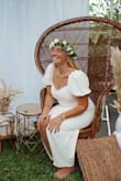 This dress was a great fit for a bridal shower! However, I live in Hawaii and the material of the dress was very THICK! Still beautiful though! - Bobbi G.