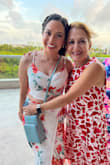I wore this outfit for my rehearsal dinner destination wedding in Cancun. The theme was tropical and got so many compliments. It was also comfortable but if it's windy hold on or you may flash everyone lol - Lucia A.