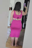 The color was perfect and the dress fit good. It was also very flattering. The downside was the slit was too high for my liking and I didn't fill out the chest area (typical for me). I ended up returning it. - Kathleen S.