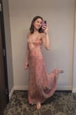 This dress is absolutely stunning! The color and shimmer are so perfect, and I felt like a princess in it. Absolutely recommend - Margaret F.