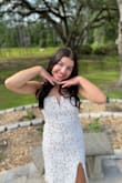 I bought this dress last minute for graduation and it fit me perfectly. Its one of my favorite dresses. 10/10 recommend - Caitlyn C.