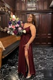 I bought a size L, but it was a little tight, I reordered the XL, it was quite long, I had to send a tailor, but the dress is extremely beautiful, elegant with a very good finish, the fabric has a very nice drape and good quality, definitely recommend this dress. - Diomeris A.