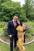 Loved this dress for a southern wedding I went to. With heels it skidded the ground so no need to hem which is always a bonus for us short girls. I was able to wear a straps bra under as well for a little more support which is great. Loved it! - KRISTINA J.