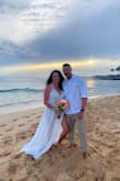 I absolutely love this dress! I ordered it for my Vow renewal of 25 years!! it fit perfectly and I received many compliments.the quality is incredible, and looks like a very expensive dress!! I am 5'5" 148 lbs and a 36DD (real boobs for reference) LOVE LOVE LOVE!! - April N.