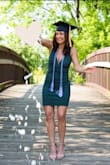 I received so many compliments on this dress which was my college nursing school pinning ceremony and graduation dress. I loved it! Be sure to read the washing instructions as I, unfortunately, shrunk the dress in the cleaning process. Otherwise, a wonderful dress! - Hailey C.
