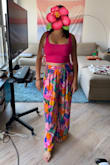 Loved these pants the moment I saw them! I'm in between a small and medium for these but picked a medium as it was comfier. I'm 5'3 and I'm gonna need to hem them a little though! - Charissa Y.
