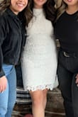 Wore this dress to my bridal shower and got so many compliments. It fit great and was perfect. Highly recommend! - Karissa M.