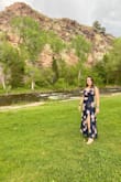 I had no idea what to dress for a wedding but when I looked at this dress I knew I needed to try it on. I'm skeptical about buying dresses online but I decided to get it and see. It looked so perfect! It made me feel really pretty and it was super comfortable. The material has a great quality as well. - Aline G.