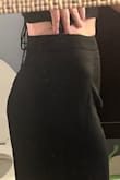 This little two-piece is everything. I was pleasantly surprised by the quality of the material. They are definitely fitted in the waist so keep that in mind if you have a little more in the area. Unless you get a size larger, it will pinch when you sit down. The boyfriend couldn't stop raving about how it was his favorite outfit on me.  All in all in love with this purchase. Just wish I would have taken a photo at dinner! - Amanda F.