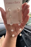 Beautiful earrings, but the pearls broke off the chain and do not stay. Very disappointed they were going to be for my wedding. - Bailey B.