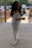 The dress for me perfectly, I felt so confident with this dress I took so many pictures at every angle the dress just made me look great!! - Violeta M.