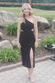 Got lots of compliments on this dress! I did get it hemmed to a midi length to make it less formal. I would say it does run small and may not be a good choice for larger-chested gals though if you are getting the smaller sizes. Can't wait to wear it again! - Anita B.