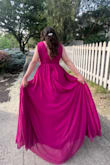 Wore this for a friend's wedding and got so many compliments on this dress! It was super comfortable and I felt beautiful. Was a bit long on me however and in hindsight wish I had gotten it hemmed. - Molly G.