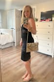 I ordered this dress for my sister's bachelorette for a night out in NYC. The dress is the perfect amount of sexy showing the perfect areas of skin. The top of the dress is very supportive and pushes up the breast very nicely. The dress is stretchy and definitely fits to size. I also got the gold bag from Lulus too. Absolutely love both the dress and bag! Cannot wait to wear this outfit out!! - Ashley E.