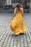 Wow wow wow! This dress is beautiful, the cut goes high up so had to pin up but regardless its stunning! - Manisha A.