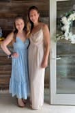 Love this jumpsuit and got so many compliments! It was recommended that there was an 80% chance I would like a size medium but when it came it was large in the waste which caused it to pull down. The small was absolutely perfect, still with room. - Tracy M.