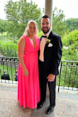 This dress was the best! So comfy and I got so so many compliments. Definitely very neon, I thought it would be a bit more muted but I still loved it!! Wore it with nude shoes and rose gold accessories for a perfect wedding guest look. I would say this runs a little small, I ordered an XL and it fit perfectly and I normally order a large. - Alexandria B.
