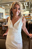 Loved this dress! Straps were loose, bust area little loose. Had the straps altered. - Trisha M.