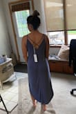 This dress is so comfortable and such a great color. I got many compliments and am thinking of getting another color! Perfect for dinner with a friend! Flowy and flirty while not feeling exposed in any way! - Tianna W.