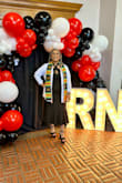 Gorgeous dress and fit perfectly! Nice thick material, and double lined. It went perfect for my graduation. I went with an XL because I wanted comfortable fit. Normally a size 12. - Raha I.
