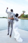 This dress fit absolutely amazing. I was needing a wedding dress last minute due to alteration problems and it absolutely met every expectation. Fit perfectly and I did not need any alterations done. Thanks to LuLu my day was perfect and I felt beautiful! - Brittany J.