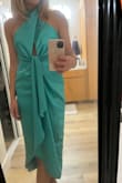 Love this dress. The color is beautiful and style is very unique. Can't wait to wear it to a friends wedding soon! - Claire B.