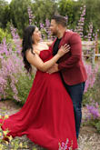 The dress was perfect for our photoshoot for our wedding website. The dress flows beautifully and the color is a perfect red. Love it! - Alejandra E.