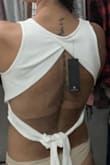 Runs a tad big around the torso area but I guess just tie it tighter - Gabrielle M.