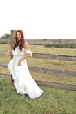 Loved this dress!! It was super comfortable but felt secure, it touched the floor for me since I'm so short but beautiful nonetheless! - Andrea G.