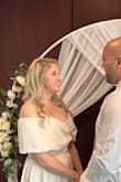 Bought this for my courthouse wedding and it was perfect! Absolutely beautiful dress, fit perfect and stayed up really well! - Nicole H.