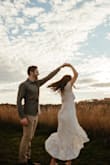 I wore this dress for my engagement photos and loved it. Very comfortable and flattering! - Katherine D.
