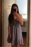 Amazing dress! I spent 5 hours at Burlington Mall searching for a dress in vain. None of them fit me well. I was sure I would have nothing to wear when my friend recommended Lulus. It was my last hope, if the dress didn't fit, I could go to my graduation in pants (I don't like any of my other dresses). I was so surprised when I tried the dress, the fabric was light and flowing, the dress emphasized everything I like about my body, and the color reflected my eyes. I got several compliments on the day of my graduation, and two girls asked me where I got it. I also wear this dress at school, over my swimsuit when I go to the beach, and in many other places as a casual dress. Also, I constantly deal with having noticeable sweat on my shirt and tops in summer, and I had absolutely none with this dress. It really boosted my confidence to be able to lift my arms without being embarrassed. Would highly recommend, love this dress! - Violetta J.